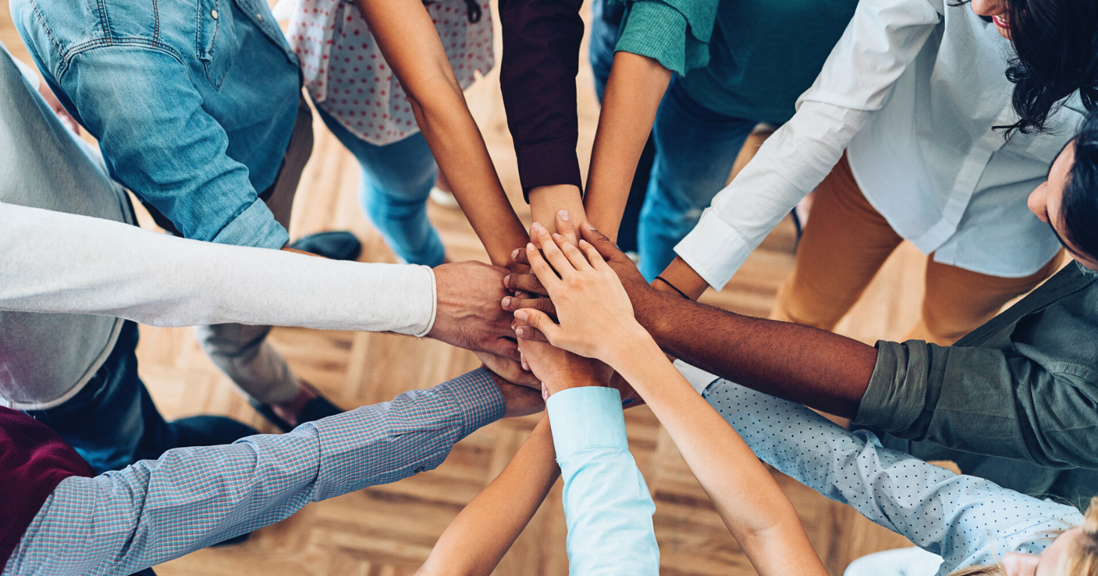 hands in huddle